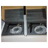 Lot of 2 Hoooh Bathroom Faucets Solid Brass Matte Black Single Handle Basin Mixer bf100a-bk