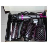4 in 1 Hot Air Hairdresser (Hot Air Brush/Straight Hair Comb/Hollow Comb/Curly Hair Comb)