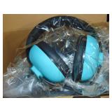 Zelk Baby Hip Carrier (Black) And Ear Protection (Baby Blue)