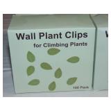 Lot of 9 - Wall Plant Clips For Climbing Plants 100 Pack