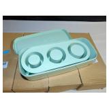 Ice Cube Tray for Stanley Cup 30-40 oz Tumbler 3pcs Silicone Ice Cube Molds With Lid and Bin Easy Fill and Release Ice Maker