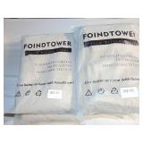 Lot of 7 - Foindtower Set of 2, Decorative Textured Boucle Throw Pillow Covers Accent Solid Pillow Cases  26 x 26 Inch Taupe Khaki Camel