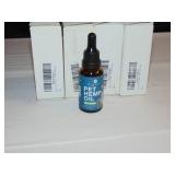 Lot of 4 - Organic Pet Hemp Oil - Hemp Extract - Dietary Supplement EXP: 4/12/26