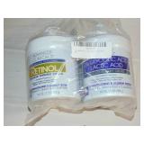 Lot of 3 - Advanced Clinicals Retinol Body Cream Moisturizer + Exfoliating 10% Glycolic Acid & Lactic Acid Lotion 2PC Skincare Set For Women & Men