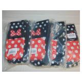 Lot of 4 - PolkaDot Bottle Carrier Black/Red/White