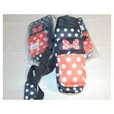 Lot of 4 - PolkaDot Bottle Carrier Black/Red/White