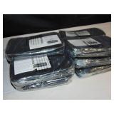 Lot of 10 - ENGPOW Small Fireproof Storage Organizer Case with Lock(9.4x 5.9x Black