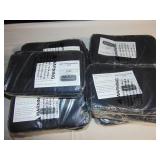 Lot of 10 - ENGPOW Small Fireproof Storage Organizer Case with Lock(9.4x 5.9x Black