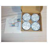 Pool Lights for Above Ground Pools,Submersible Led Pond Light Waterproof with Battery ,Remote Snap-On