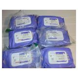 Lot of 6 - HICC PET Dog Wipes Cleaning Deodorizing Glove Wipes for Dogs, Cats & Horses, Vet Recommended Hypoallergenic