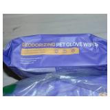 Lot of 6 - HICC PET Dog Wipes Cleaning Deodorizing Glove Wipes for Dogs, Cats & Horses, Vet Recommended Hypoallergenic