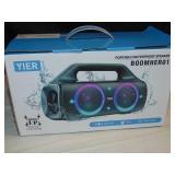 YIER BoomHero1 Speakers, 80w (Peak) Portable Wireless Outdoor Speaker -Stereo Waterproof Bluetooth 5.3 Dual Pairing