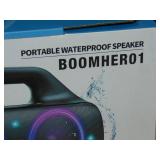 YIER BoomHero1 Speakers, 80w (Peak) Portable Wireless Outdoor Speaker -Stereo Waterproof Bluetooth 5.3 Dual Pairing