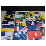 Lot of 23 - Miscellaneous Flags - Dorm Flags