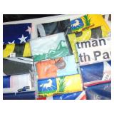 Lot of 23 - Miscellaneous Flags - Dorm Flags