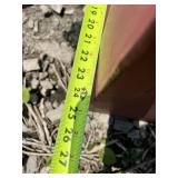Steel Fuel Storage Tank with Valves 31" long by 24" wide approximately
