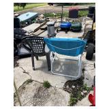 Plastic Patio Chair and Camping Chair