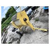 Camco Electric Mortar and Mud Mixer with Tow Hitch, 110/220 Volt Dual Voltage Motor, Gear Drive, Portable Wheeled Frame