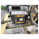 Camco Electric Mortar and Mud Mixer with Tow Hitch, 110/220 Volt Dual Voltage Motor, Gear Drive, Portable Wheeled Frame