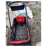 Baby Trend Tour LTE Stroller Wagon in Red and Black