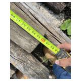Reclaimed Wooden Fence Poles