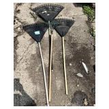 Lot of Leaf Rakes