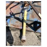 3-Point Hitch PTO Rotary Cutter Brush Hog with PTO Driveshaft approximately 64 inches wide