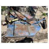 3-Point Hitch PTO Rotary Cutter Brush Hog with PTO Driveshaft approximately 64 inches wide
