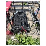 Mesh Display or Sports Equipment Rack, Metal Shelf and More