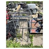Mesh Display or Sports Equipment Rack, Metal Shelf and More