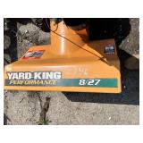Yard King Performance 8/27 Two-Stage Snow Blower with Snow King Engine - Needs Gas Line Repaired