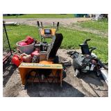 Yard King Performance 8/27 Two-Stage Snow Blower with Snow King Engine - Needs Gas Line Repaired