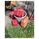 Lot of Assorted Gas Cans