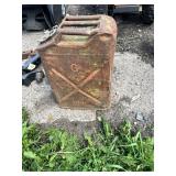 US Military QMC Jerry Can 5 Gallon Gasoline Fuel Ca