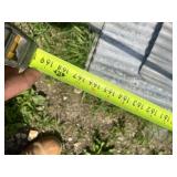 Lot of Used Corrugated Galvanized Steel Roofing Panels Longest Pieces Approximately 14