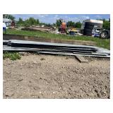 Lot of Used Corrugated Galvanized Steel Roofing Panels Longest Pieces Approximately 14