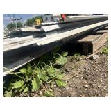 Lot of Used Corrugated Metal Roofing Panels Longest Pieces Approximately 12 Feet Long