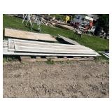 Lot of Used Corrugated Metal Roofing Panels Longest Pieces Approximately 12 Feet Long