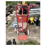 Red Heavy Duty Hand Truck Dolly with Solid Wheels