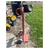 Red Heavy Duty Hand Truck Dolly with Solid Wheels