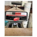 Sears Craftsman 10 Inch Radial Arm Saw with Stand - Works, Needs Key