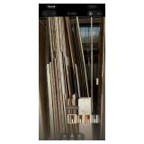 Lot of Assorted Lumber and Wood Materials Including Plywood Sheets, Trim Boards, MDF, Pegboard, OSB and Dimensional Lumber