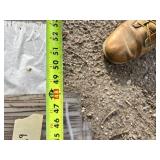 Decorative Embedded Natural Reed and Wheat Stalk Translucent Panels Approximately 20.5 inches Wide by 48 inches Long, almost 1/2" thick