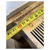 GE Window Air Conditioner Unit approximately 16 inches wide by 13 inches tall with manual rotary Temp and Mode controls - Works