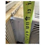 GE Window Air Conditioner Unit approximately 16 inches wide by 13 inches tall with manual rotary Temp and Mode controls - Works