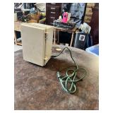 Various Power Cords and Surge Protectors with Storage Box