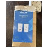 GE 6-Outlet Wall Tap Surge Protector and Lot of 3 Multi-Outlet Wall Adapter Tap Expanders with MivaLife Wi-Fi Smart Plug Add-On Kit Box