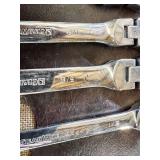 GearWrench Flex Head Ratcheting Combination Wrench Set 3/8, 7/16, 1/2, 5/8 and 1/2 SAE