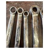 MasterForge Ratcheting Combination Wrenches Including SAE Sizes 9/16, 1/2, 7/16 and Metric Sizes 13mm, 12mm, 10mm