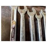 Lot of Open End Wrenches Including Thorsen 3/4, Wards, Gedore, Kmart, Chrome Vanadium and More
